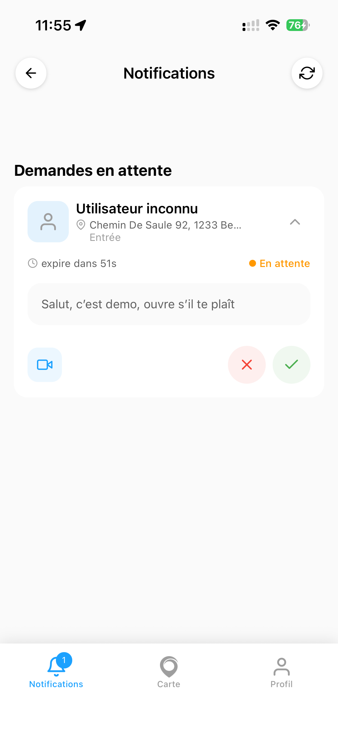 BluSi - Notifications