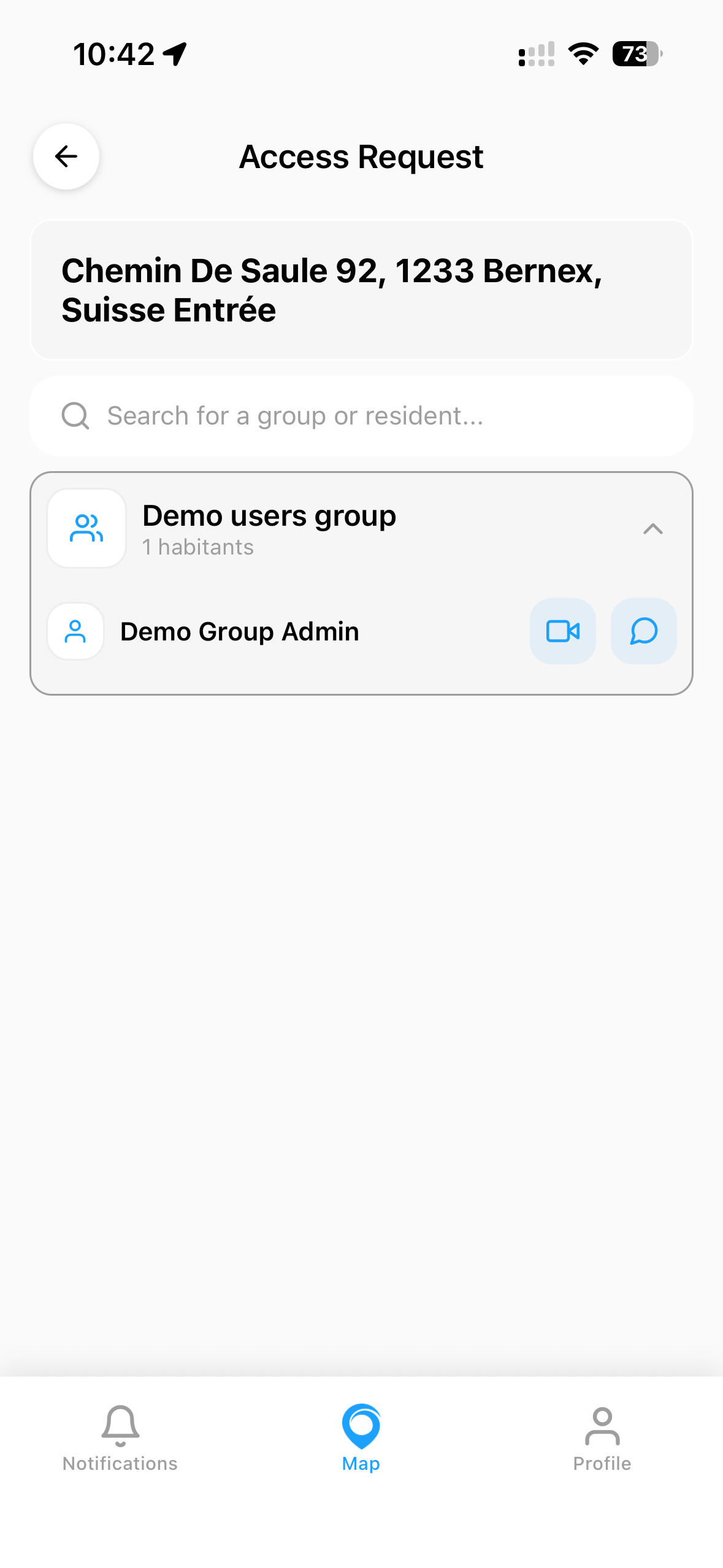 Access request