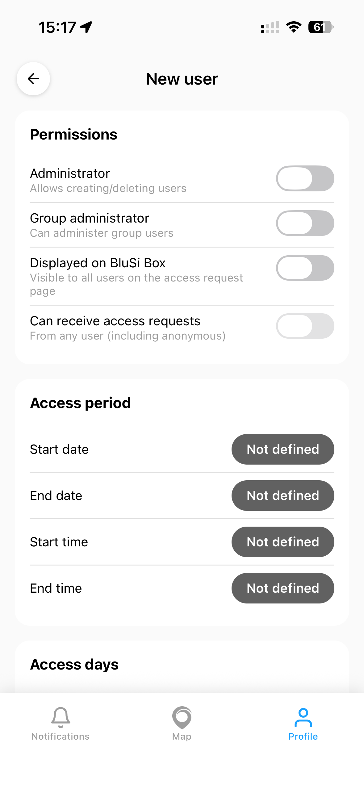 Add user - step 2