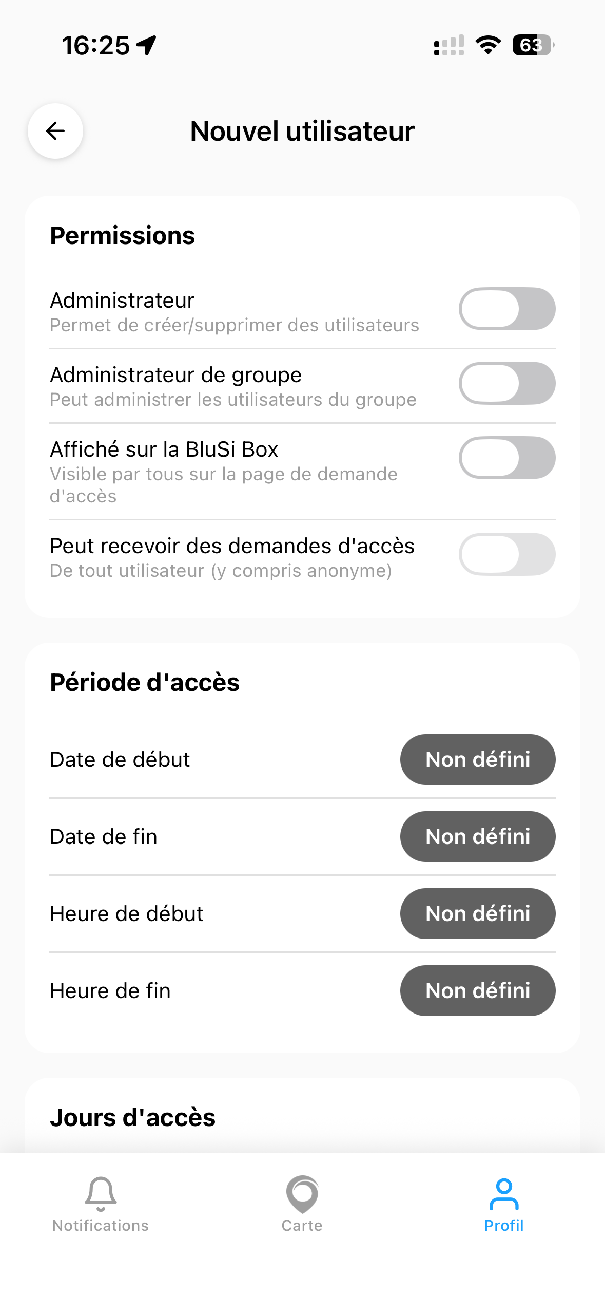 Ajouter utilisateur - étape 2