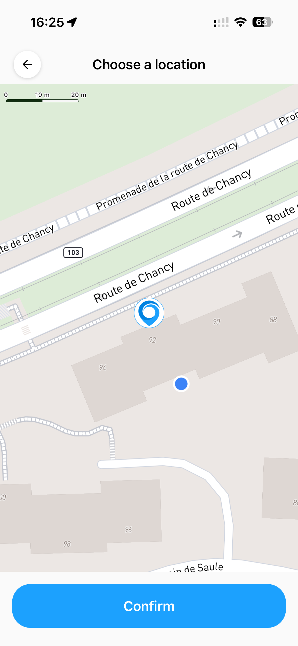 Map location